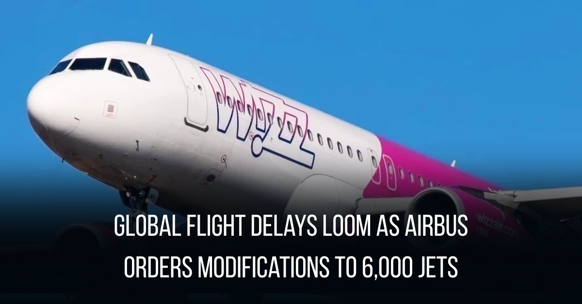 Global Flight Delays Loom as Airbus Orders Modifications to 6,000 Jets